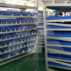 鋁型材倉儲貨架定制加工廠家設(shè)計效果展示圖介紹